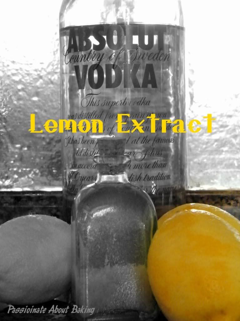 Passionate About Baking Homemade Lemon Extract